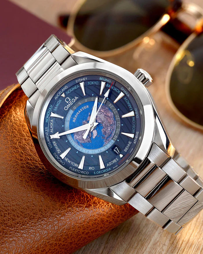 Relógio Seamaster Aqua Terra Worldtimer 41mm
