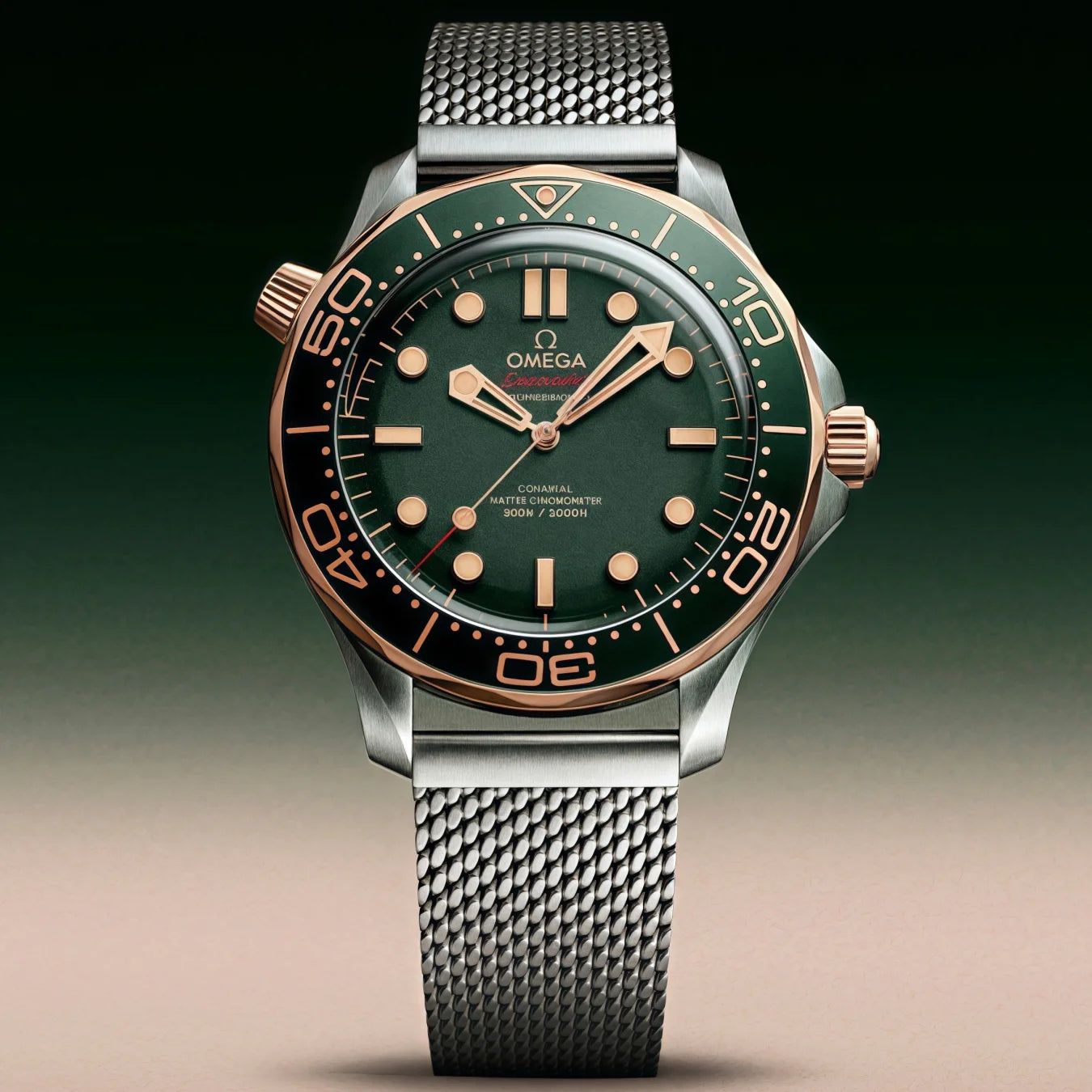 Relógio Seamaster Diver 300M 42 mm, Titanium ‑ Bronze Gold on Titanium