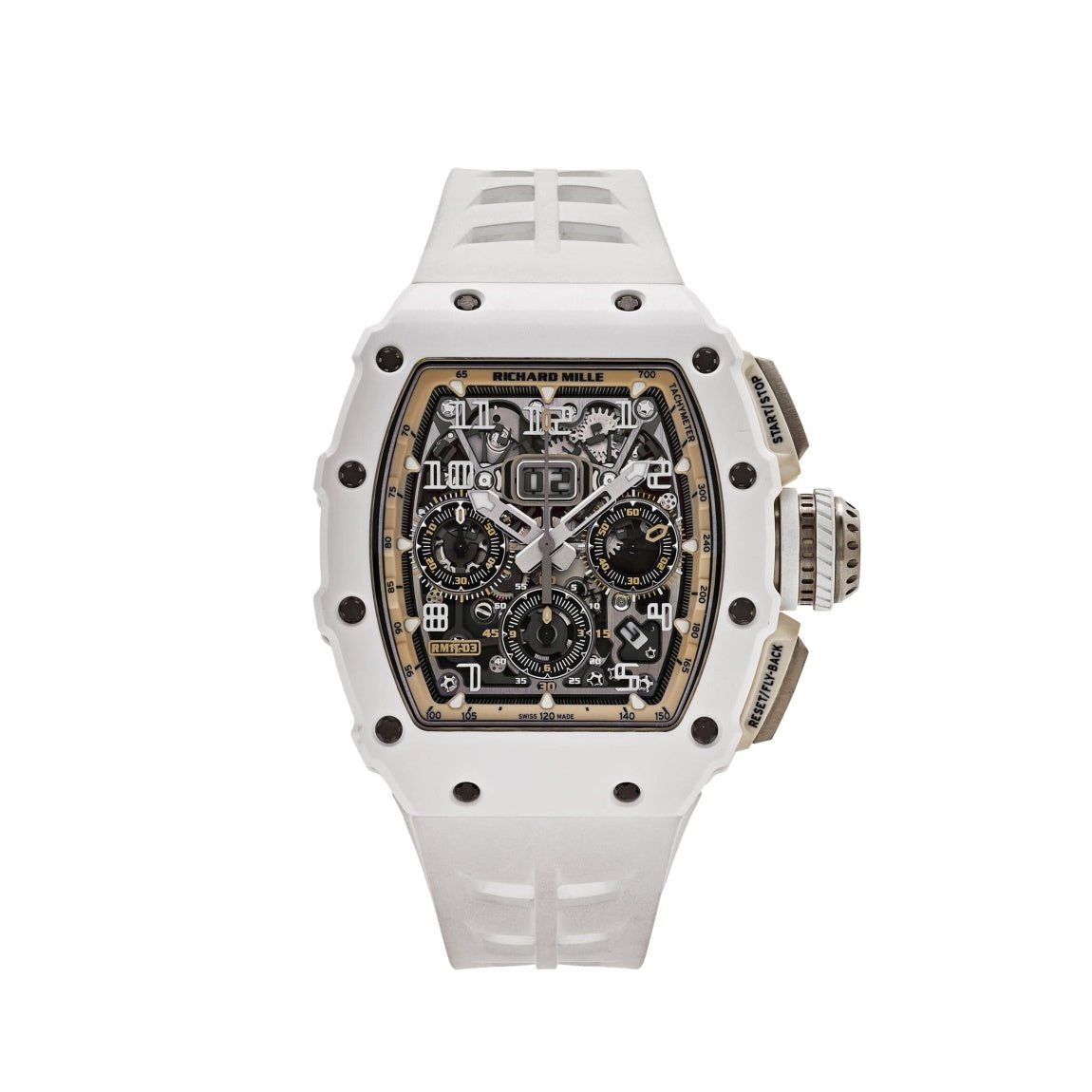 Relógio RM 11-03 'Last White Edition' Automatic Flyback Chronograph