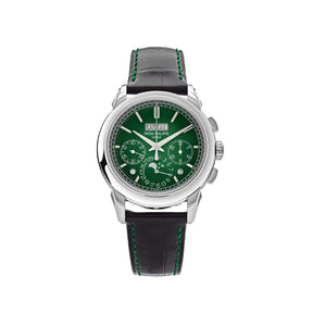 Relógio Perpetual Calendar Chronograph Platinum Green Diall - Acompanha Caixa e Certificado