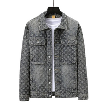 Jaqueta Jeans Jacquard