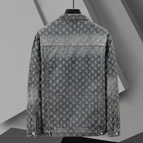 Jaqueta Jeans Jacquard