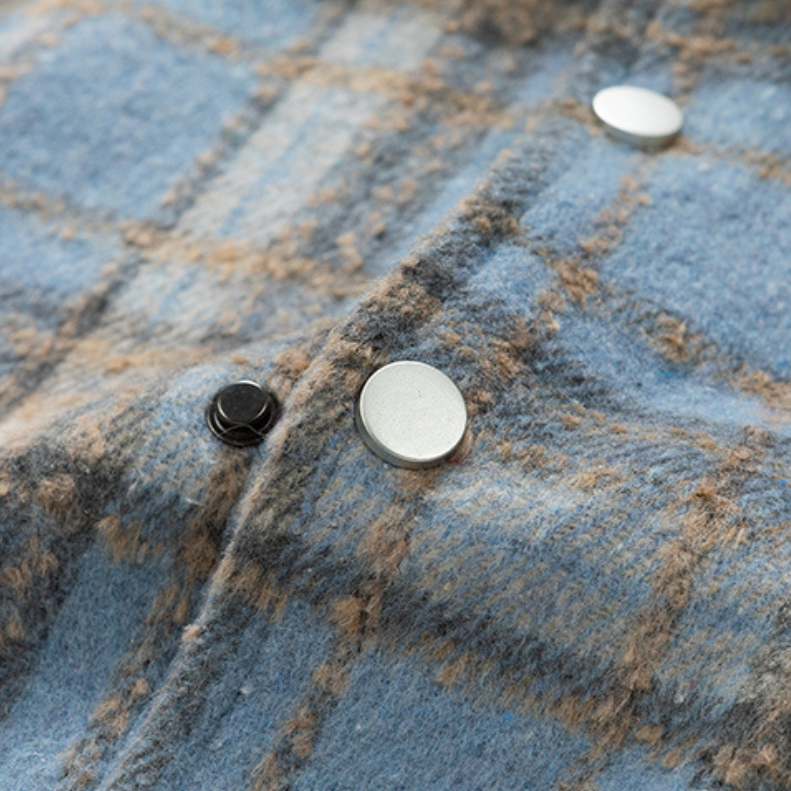 Jaqueta Classic Plaid Cashmere