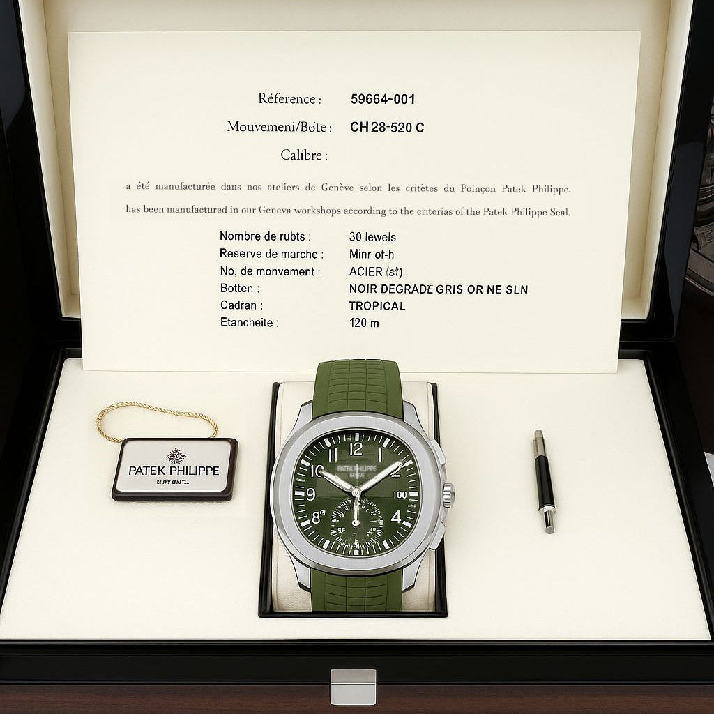 Relógio Geneve Aquanaut 42.2mm - Acompanha Caixa + Certificado do Original