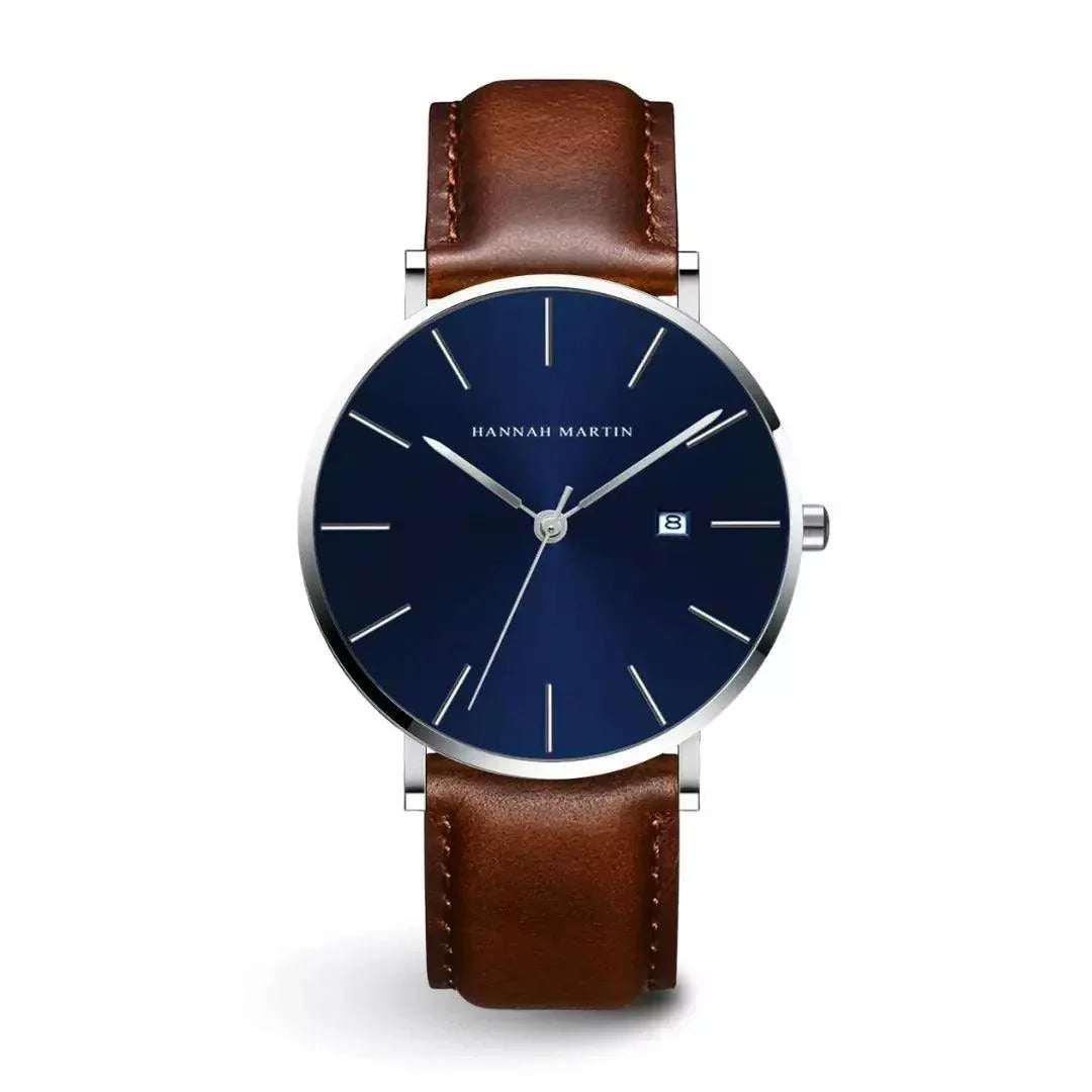 Relógio Masculino Classic Blue Hannah Martin