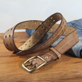 Cinto Masculino de Couro Artesanal Fiorinni