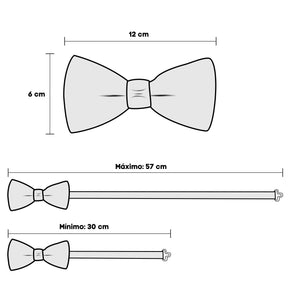 Gravata Borboleta Estampada Fiorinni