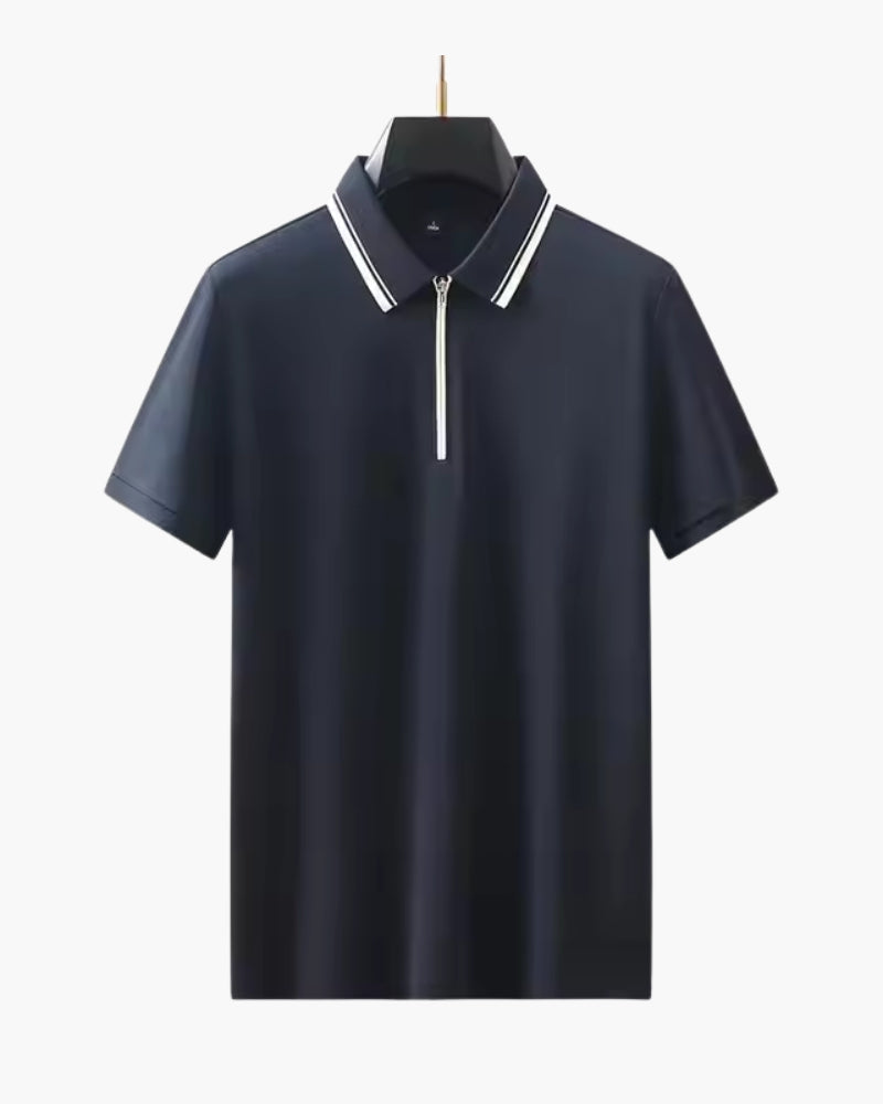 Ridgeway – Camiseta Polo com Zíper