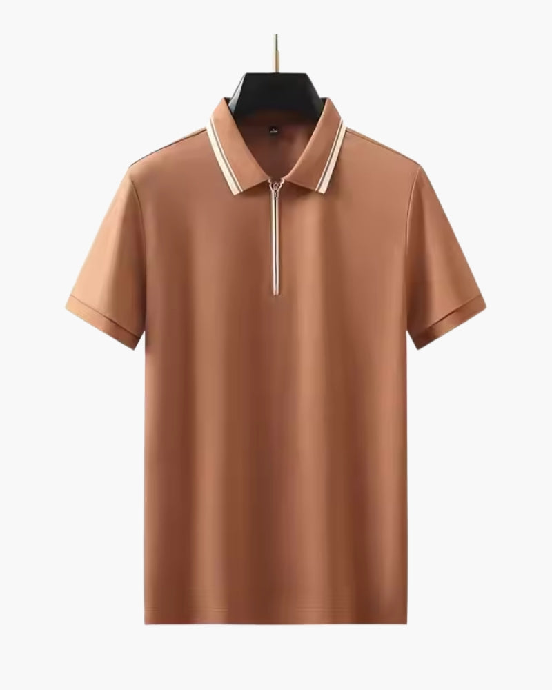 Ridgeway – Camiseta Polo com Zíper