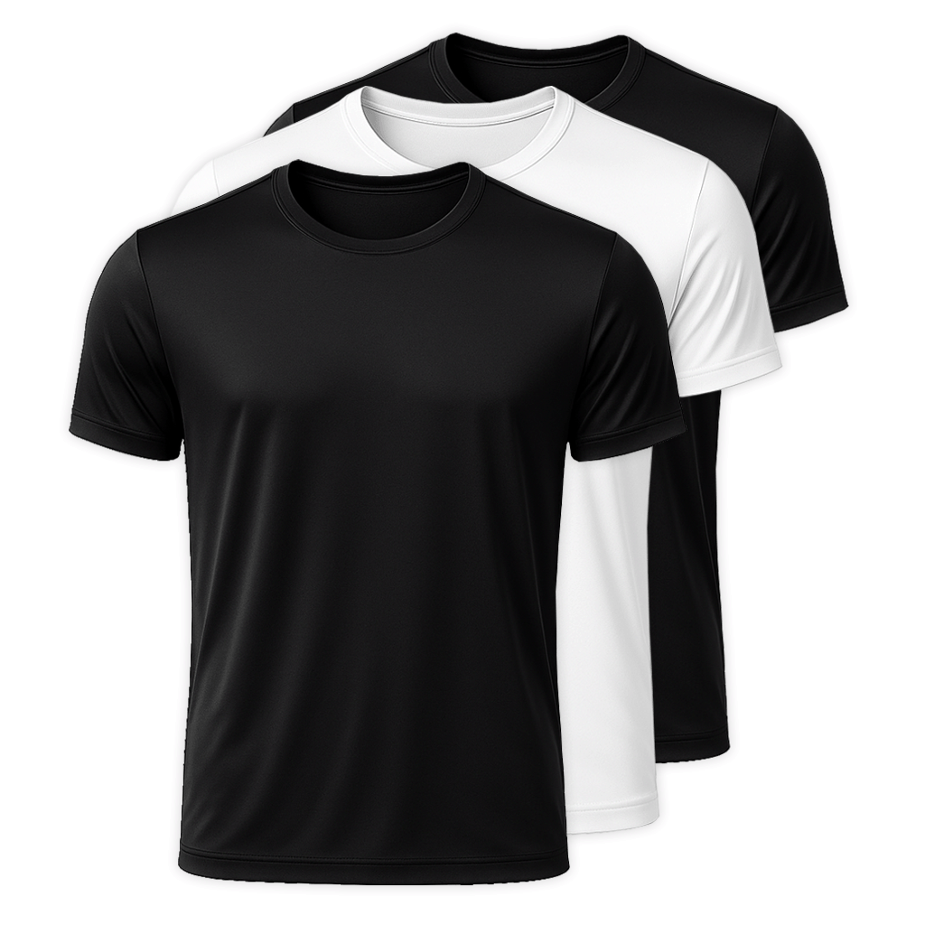 Kit 3 Camisetas Tech Modal Fiorinni