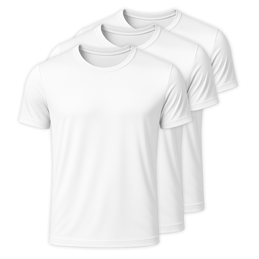 Kit 3 Camisetas Tech Modal Fiorinni