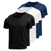 Kit 6 Camisetas Algodão Egípcio