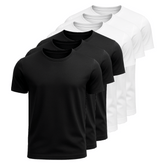 Kit 6 Camisetas Algodão Egípcio