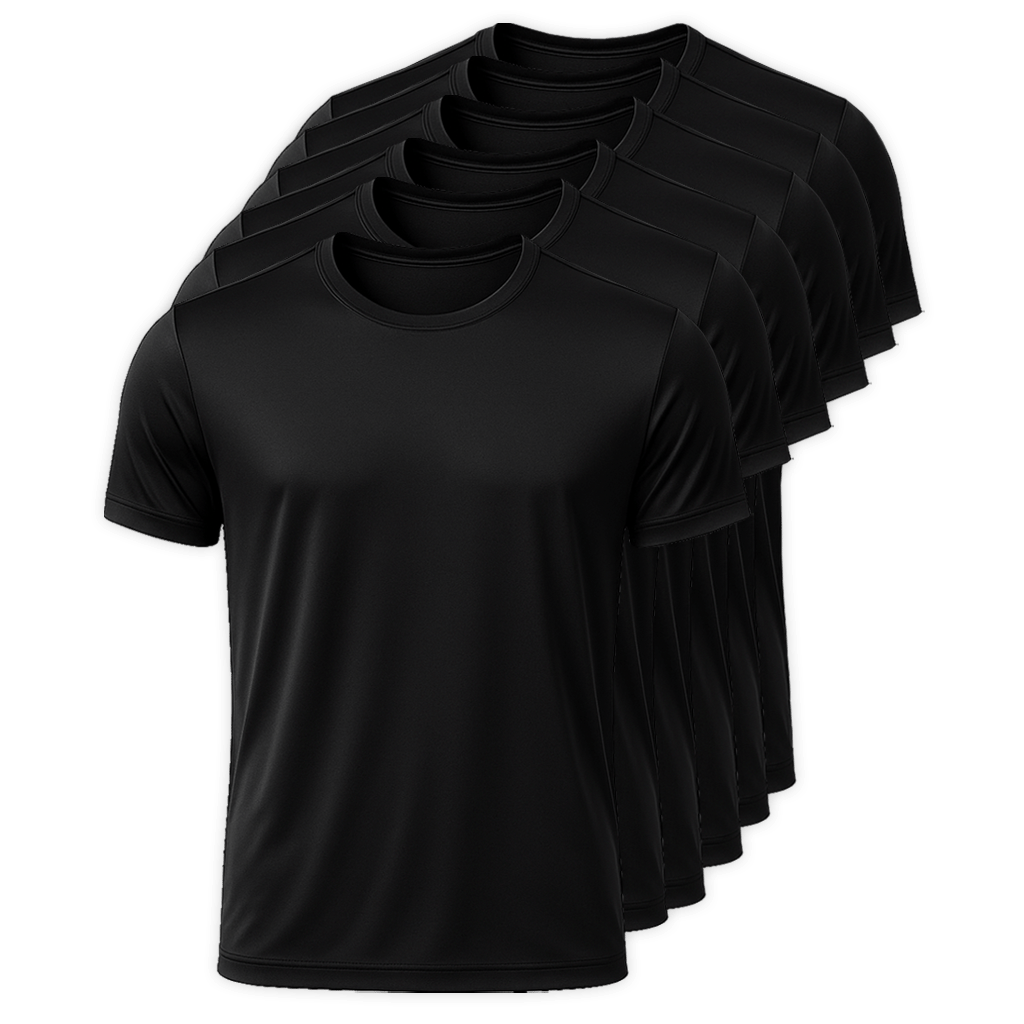 Kit 6 Camisetas Tech Modal Fiorinni