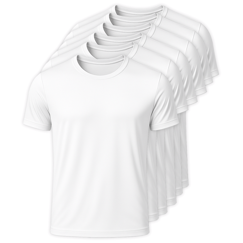 Kit 6 Camisetas Tech Modal Fiorinni