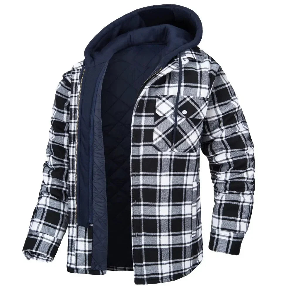 Jaqueta Plaid Cashmere
