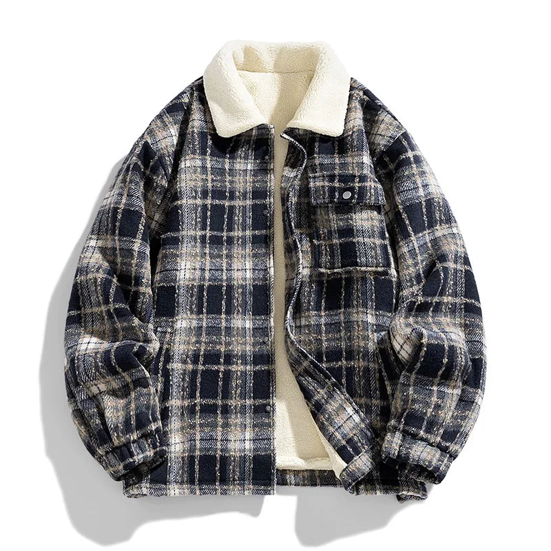 Jaqueta Classic Plaid Cashmere