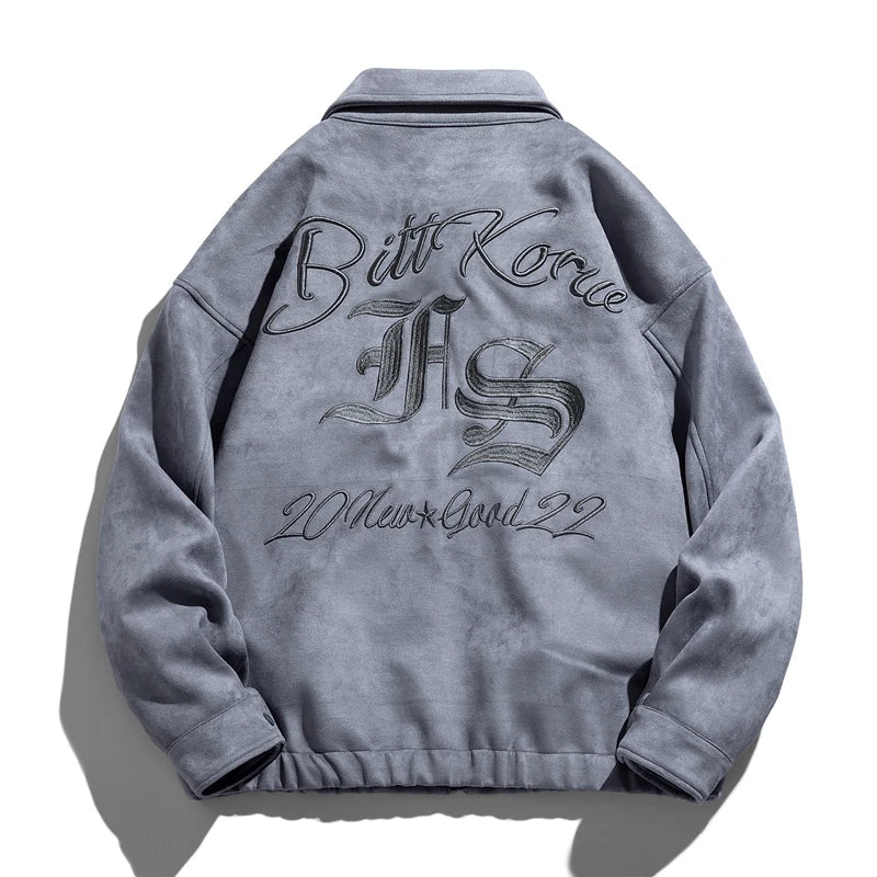 Jaqueta Suede Bomber