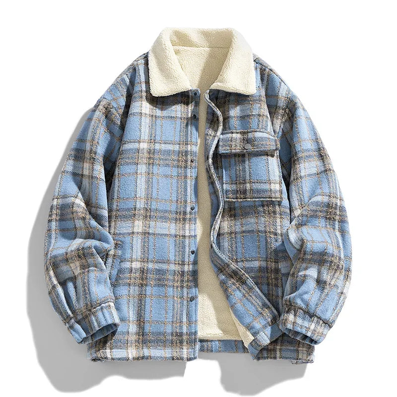 Jaqueta Classic Plaid Cashmere