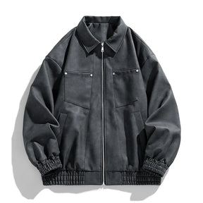 Jaqueta Classic Bomber Leather