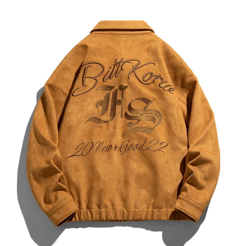 Jaqueta Suede Bomber