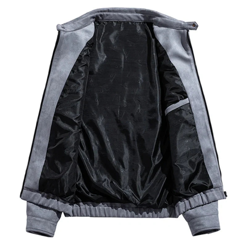 Jaqueta Suede Bomber