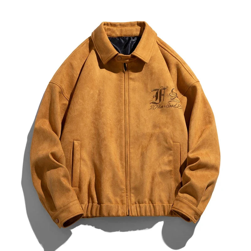 Jaqueta Suede Bomber