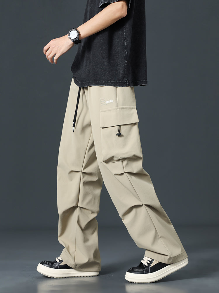 Calça Cargo Metro Wide-Leg