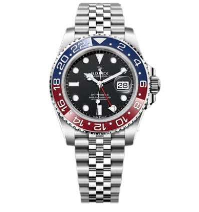 Relógio GMT Master ll Azul/Vermelho