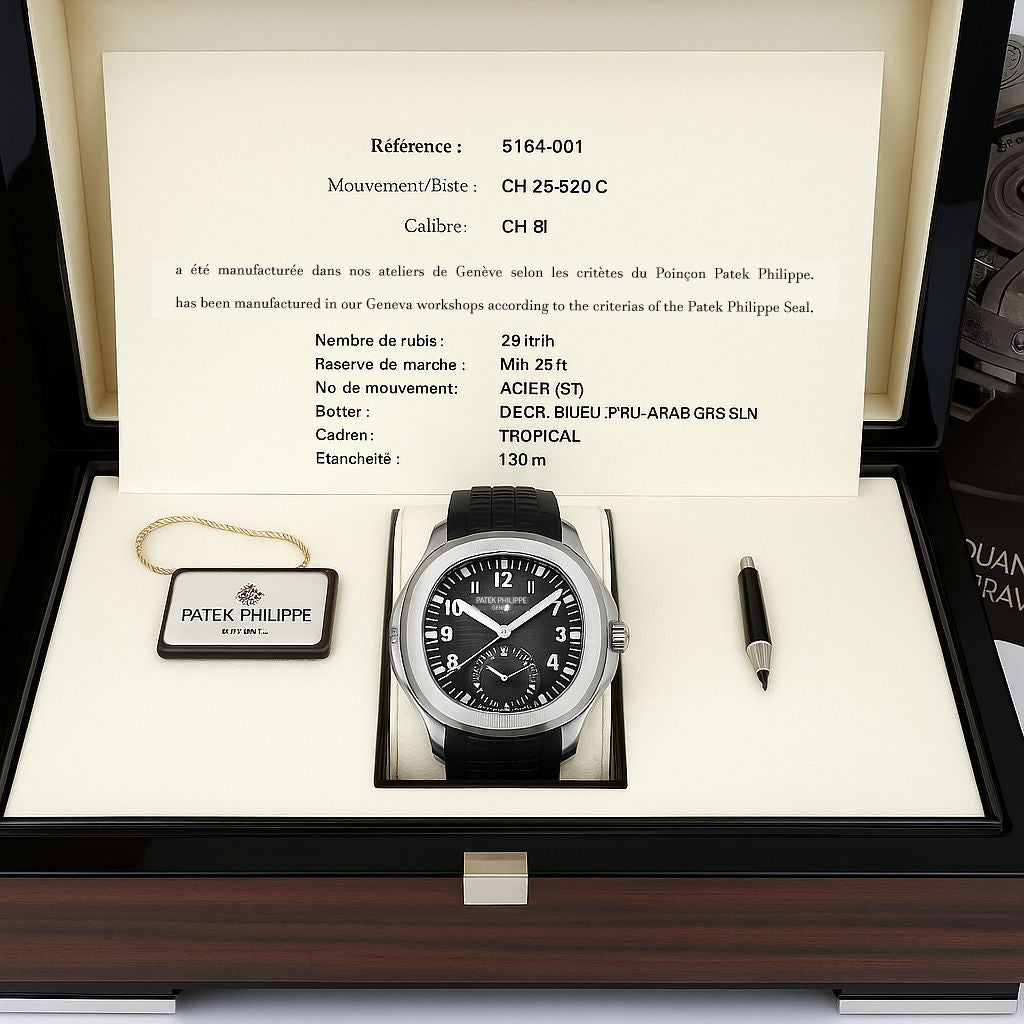 Relógio Geneve Aquanaut 42.2mm Preto