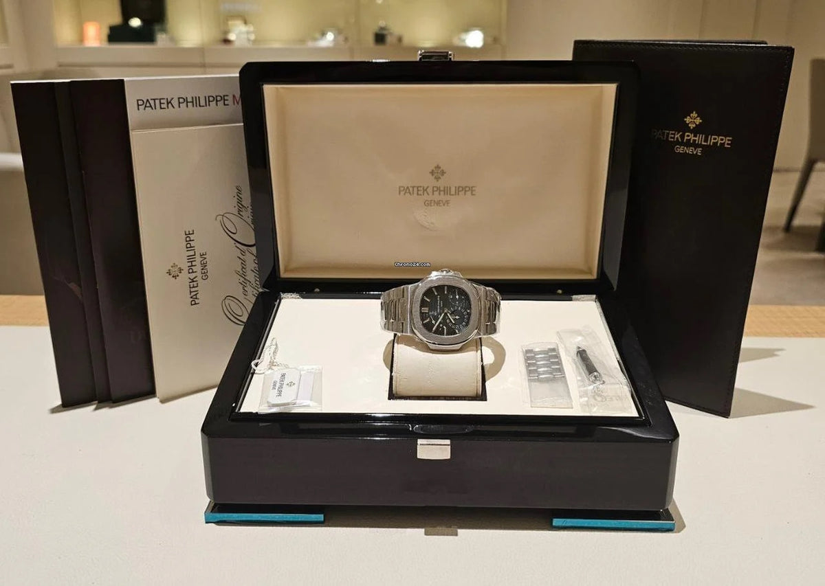 Relógio Philippe Nautilus - Acompanha Caixa de Madeira + Certificado