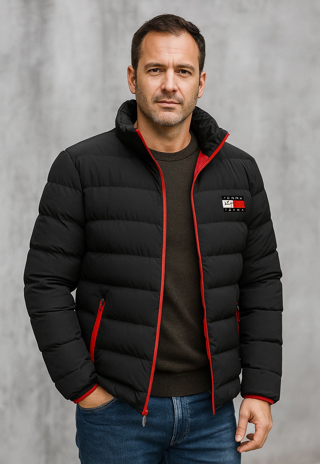 Jaqueta Inverno Masculina Tommy Puffer