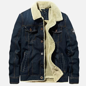 Jaqueta Jeans Masculina Acolchoada