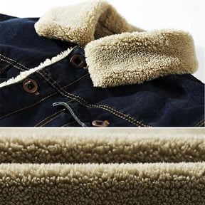 Jaqueta Jeans Masculina Acolchoada