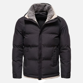 Jaqueta Masculina Puffer Forrada em Lã