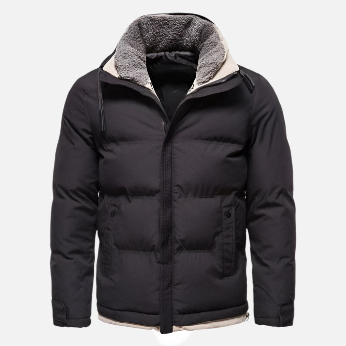 Jaqueta Masculina Puffer Forrada em Lã